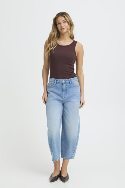 Sleeveless Rib Tank Top