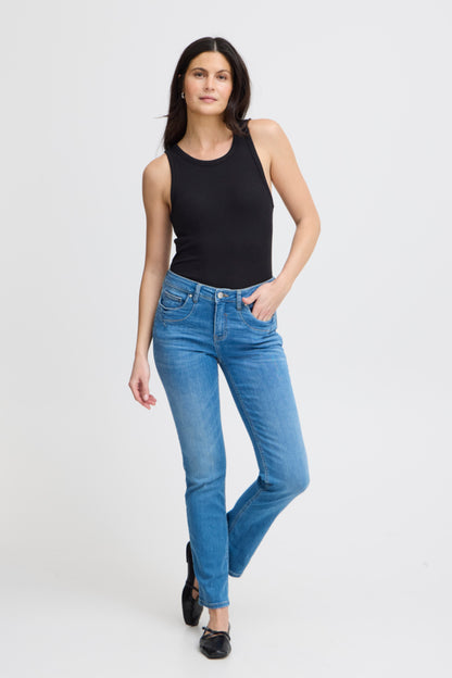 Sleeveless Rib Tank Top