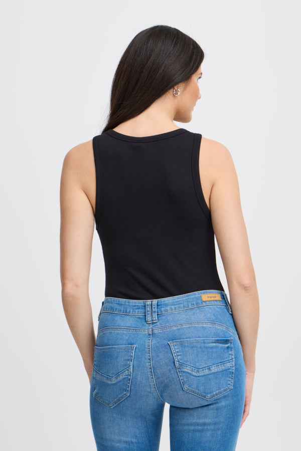 Sleeveless Rib Tank Top