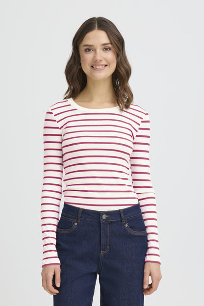 Stripe Long Sleeve Top