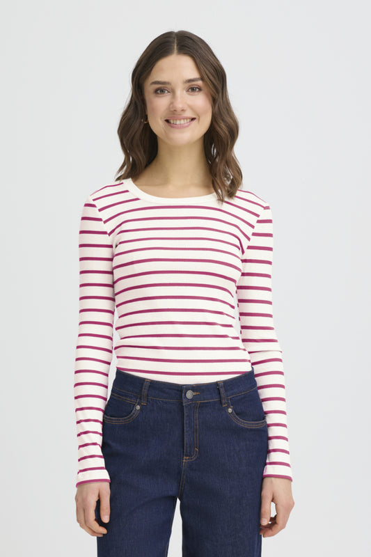 Stripe Long Sleeve Top