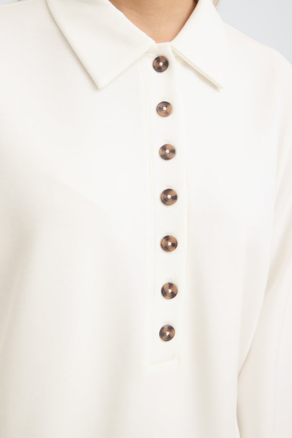 Aurora Pullover With Buttons