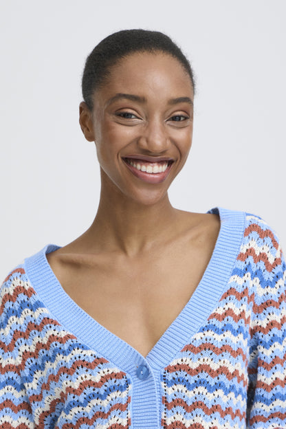 Nero Pointelle Cardigan