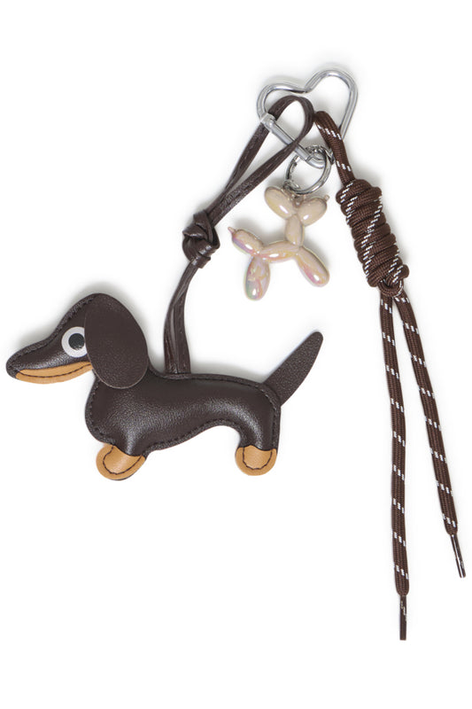 Voila Brown Keyring/ Bag Charm