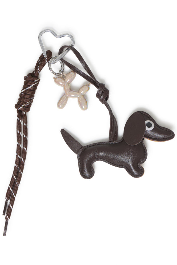 Voila Brown Keyring/ Bag Charm