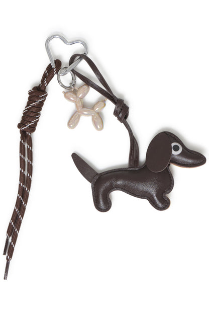 Voila Brown Keyring/ Bag Charm