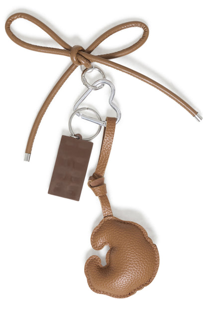 Croissant Keyring/ Bag Charm