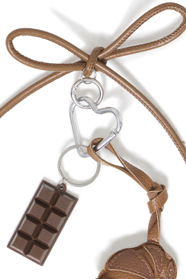 Croissant Keyring/ Bag Charm