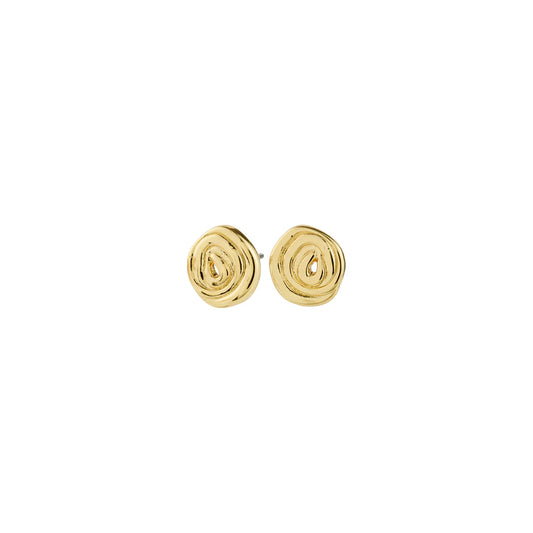 Air Recycled Spiral Stud Earrings