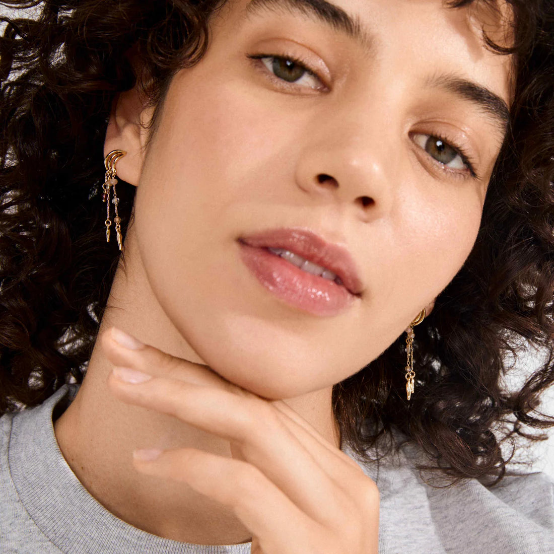 Morin Recycled Half Hoop Earrings