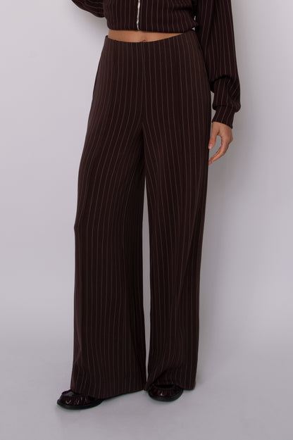 Phoebe Striped Pull On Pant