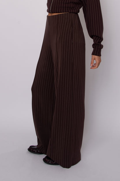Phoebe Striped Pull On Pant