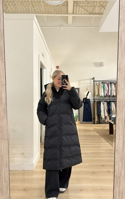 Bright Long Puffer Jacket Online Exclusive