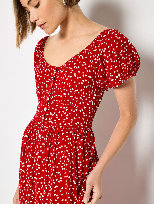Mini Heart Mini Dress