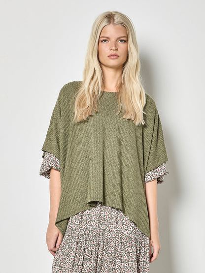 Waffle Knit Top