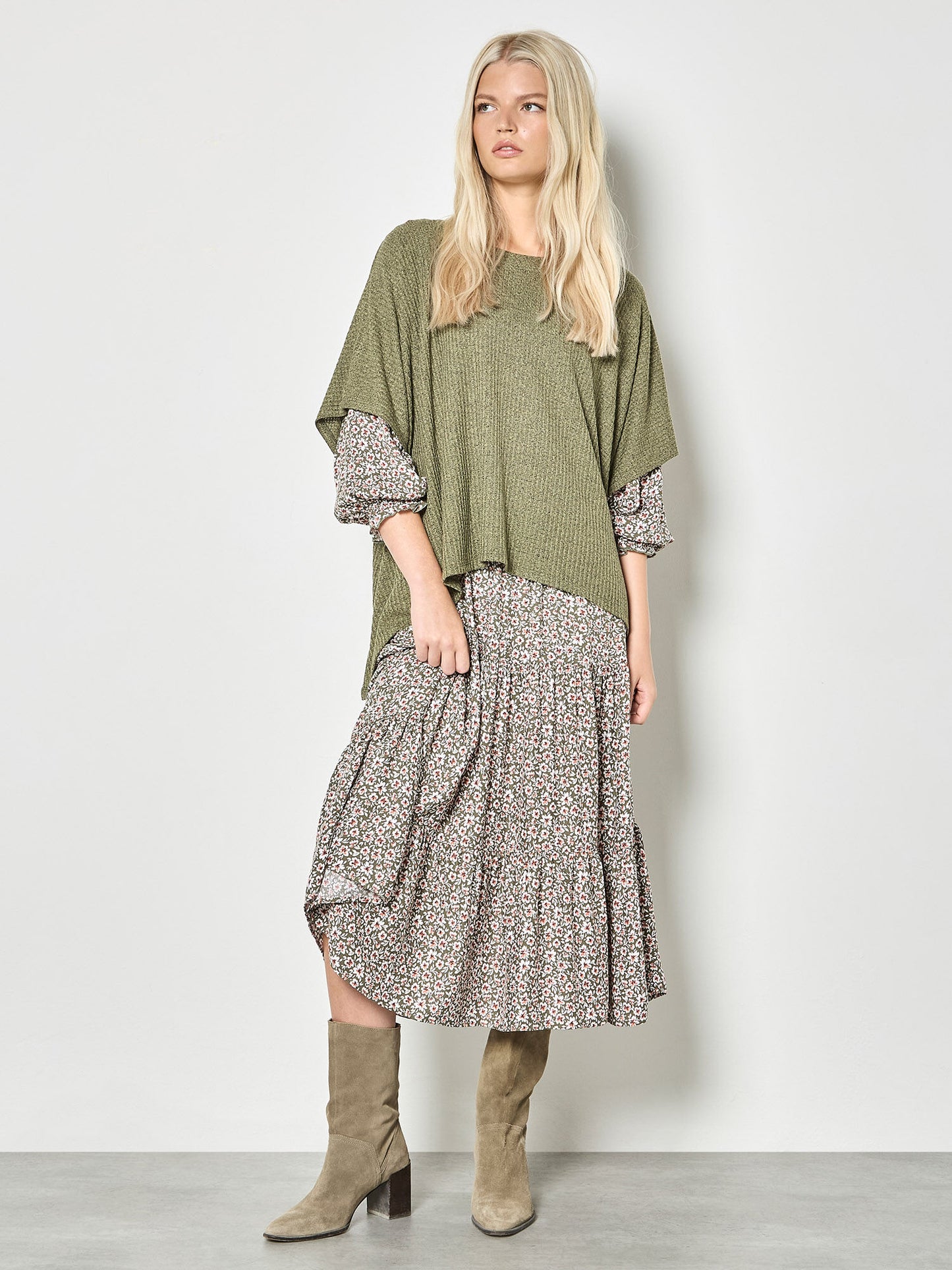 Waffle Knit Top