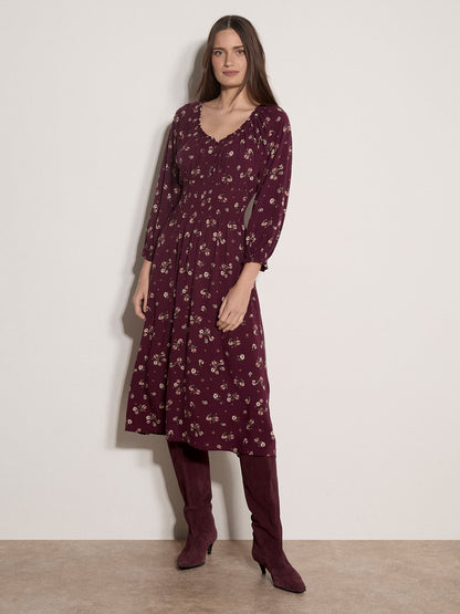 Watercolor Ditsy Dress