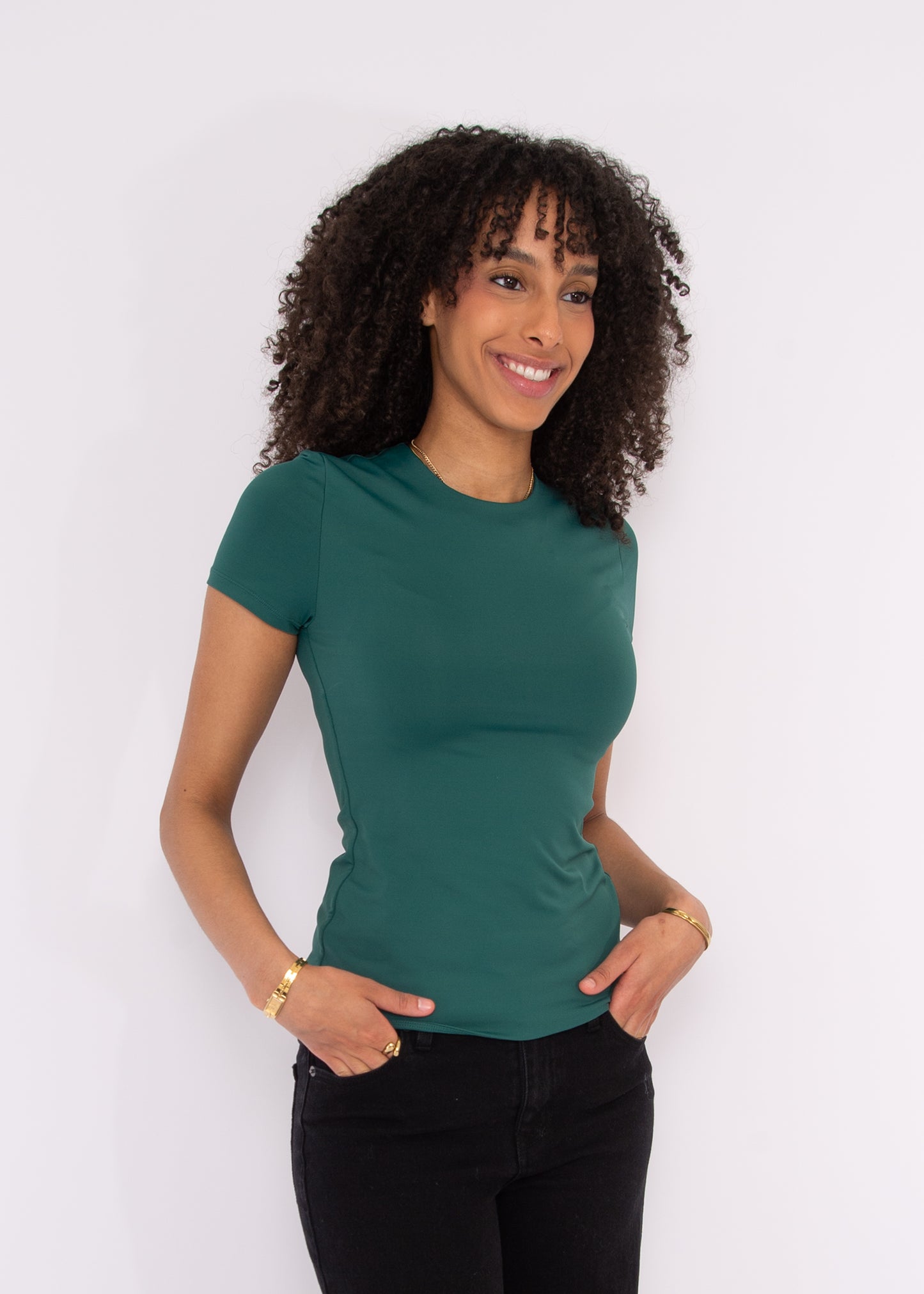 Roxi Crew Short Sleeve Top