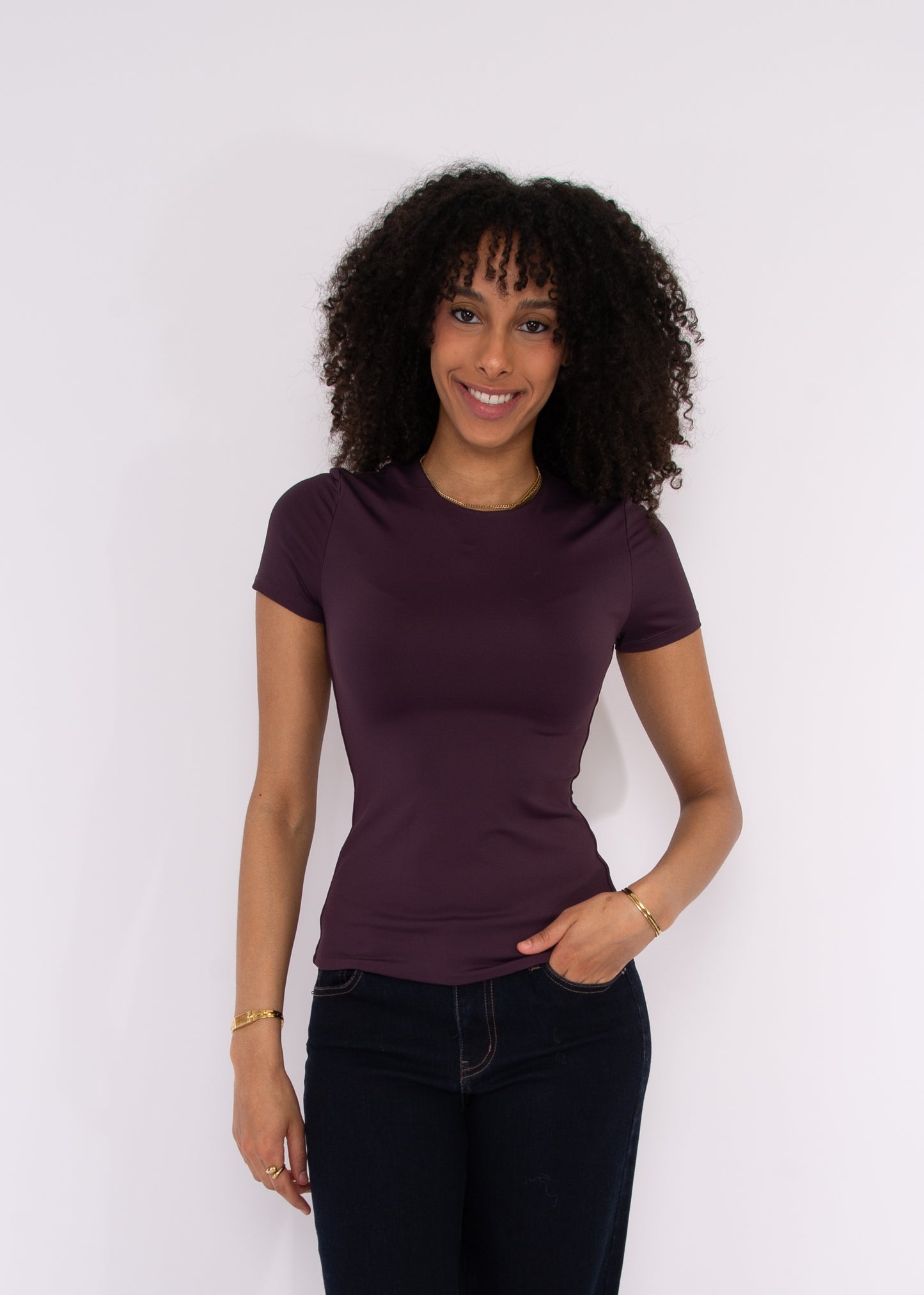 Roxi Crew Short Sleeve Top