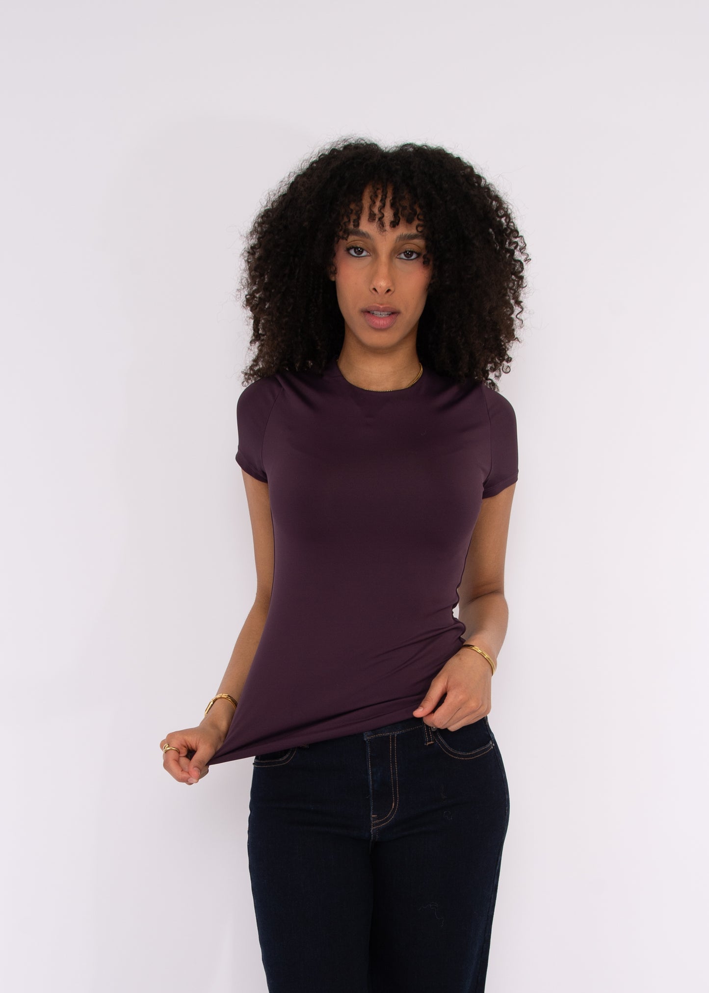 Roxi Crew Short Sleeve Top