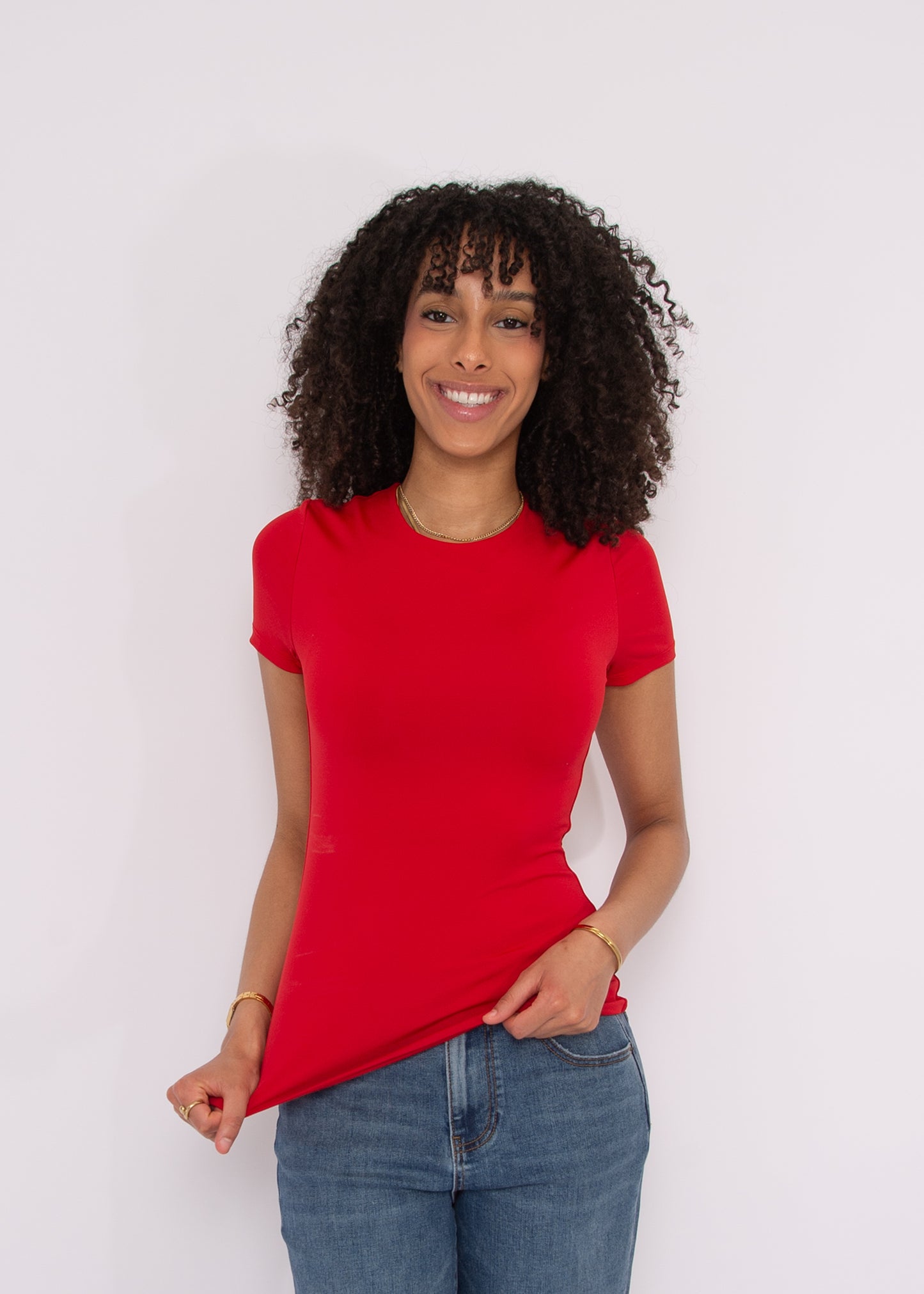 Roxi Crew Short Sleeve Top