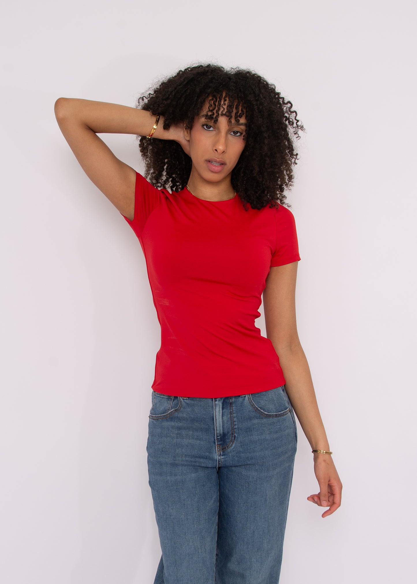 Roxi Crew Short Sleeve Top