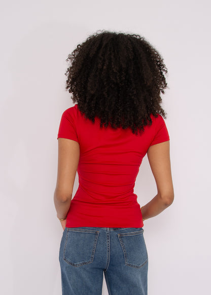 Roxi Crew Short Sleeve Top