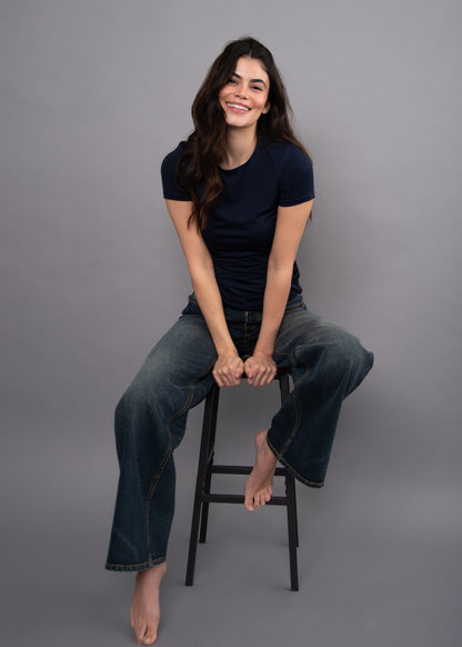 Roxi Crew Short Sleeve Top