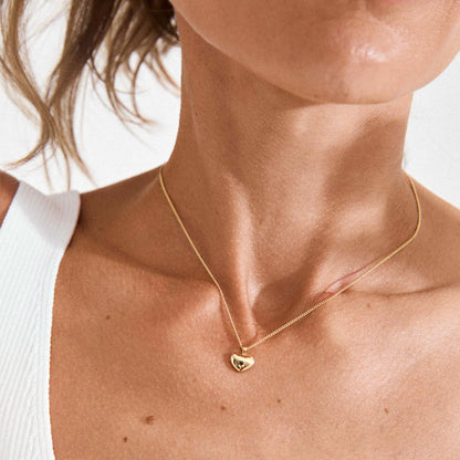 Arin Recycled Heart Charm Necklace