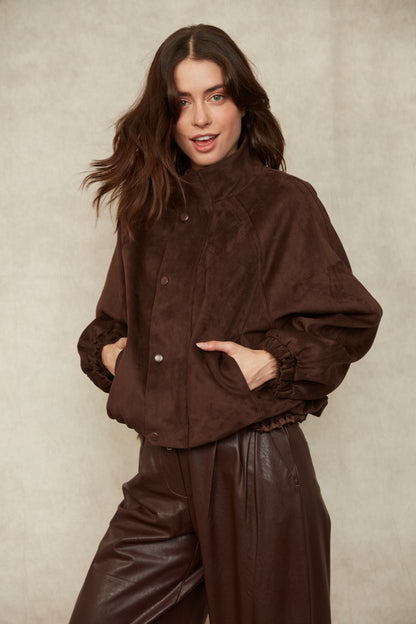 Mia Faux Suede Jacket