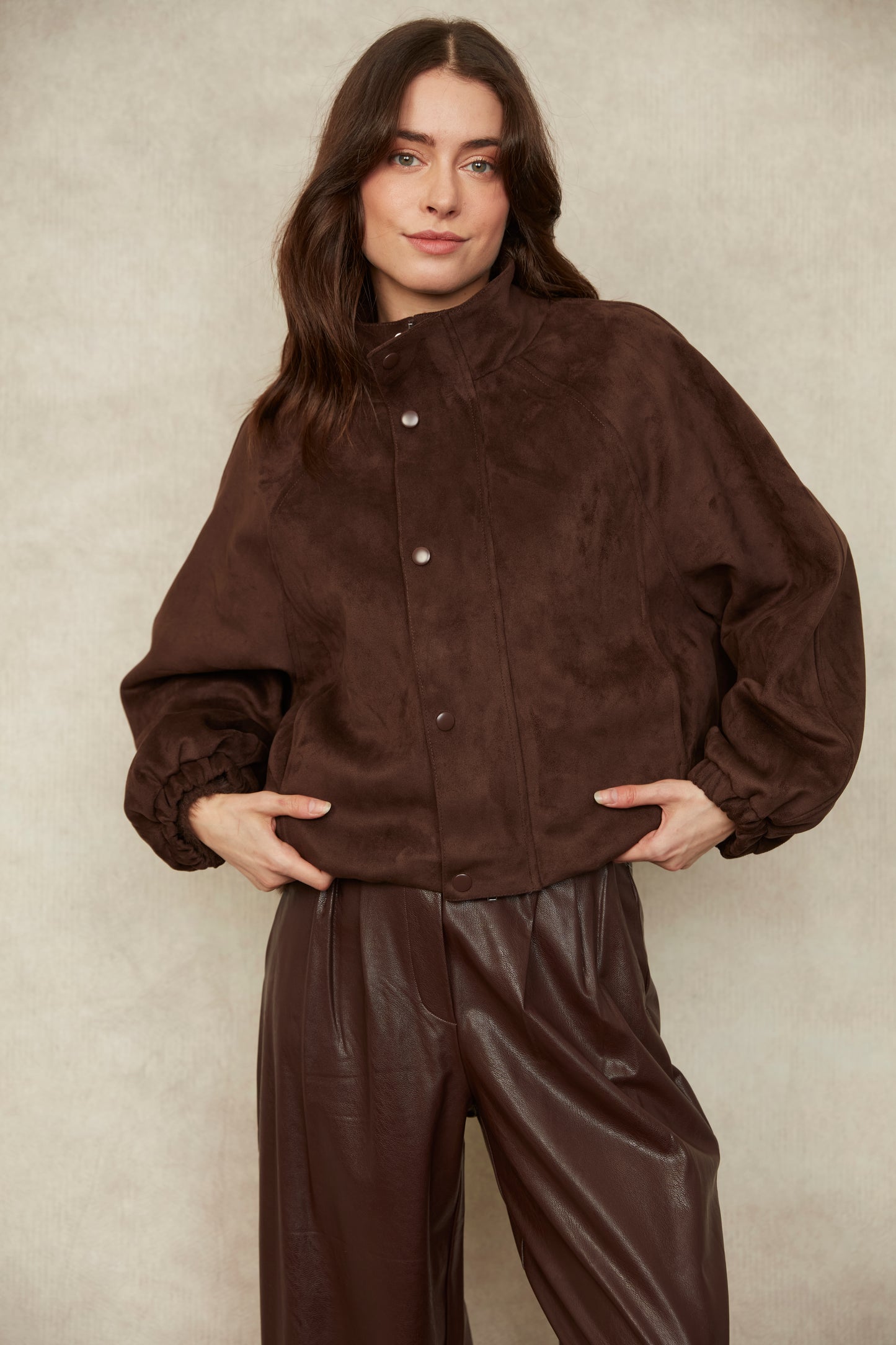 Mia Faux Suede Jacket