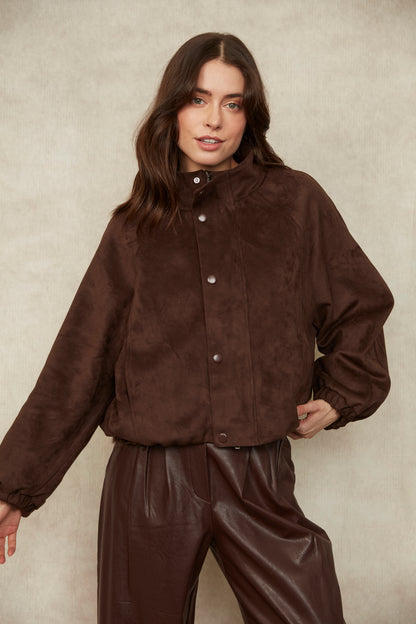 Mia Faux Suede Jacket