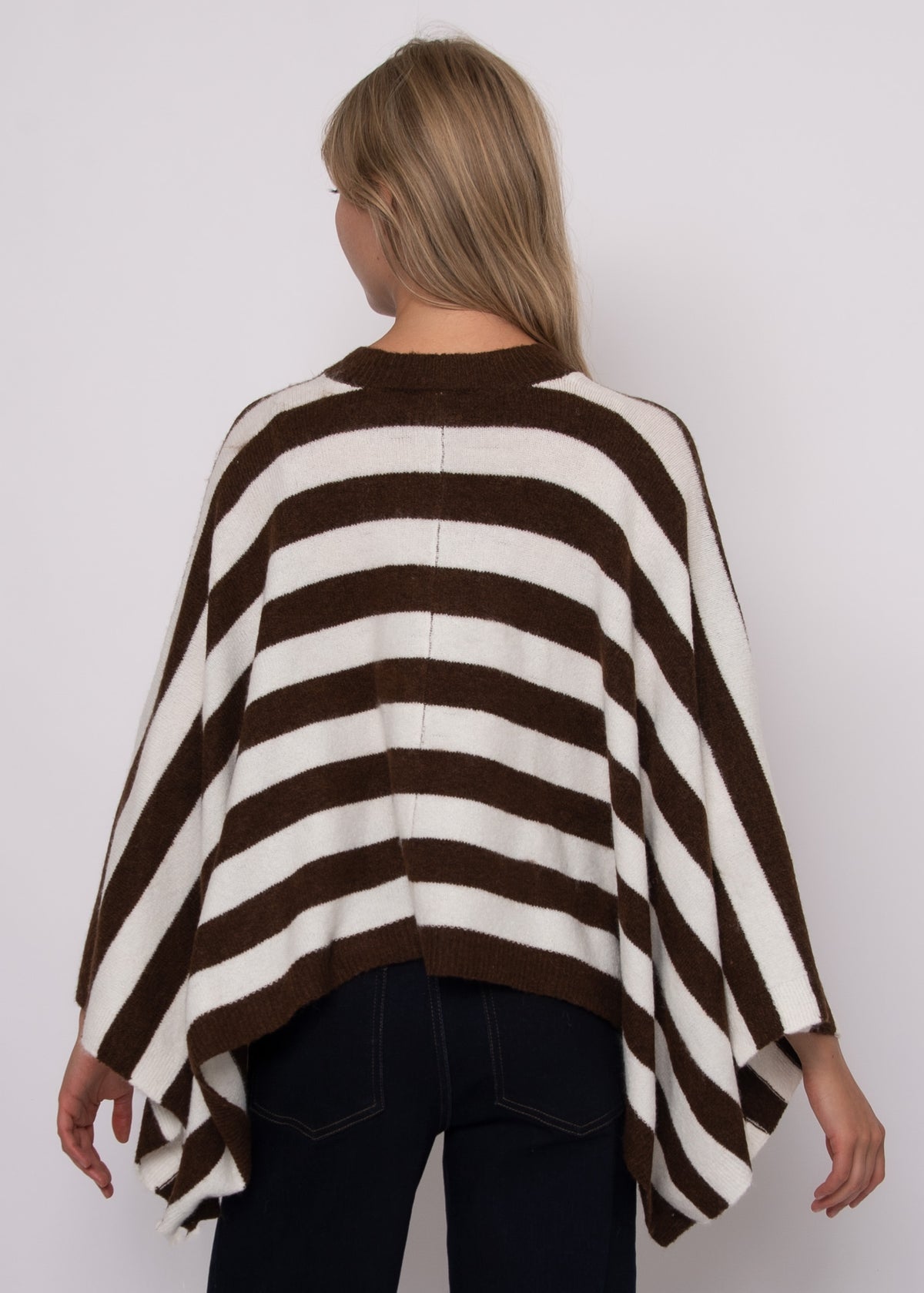 Costanza Button Front Poncho Sweater