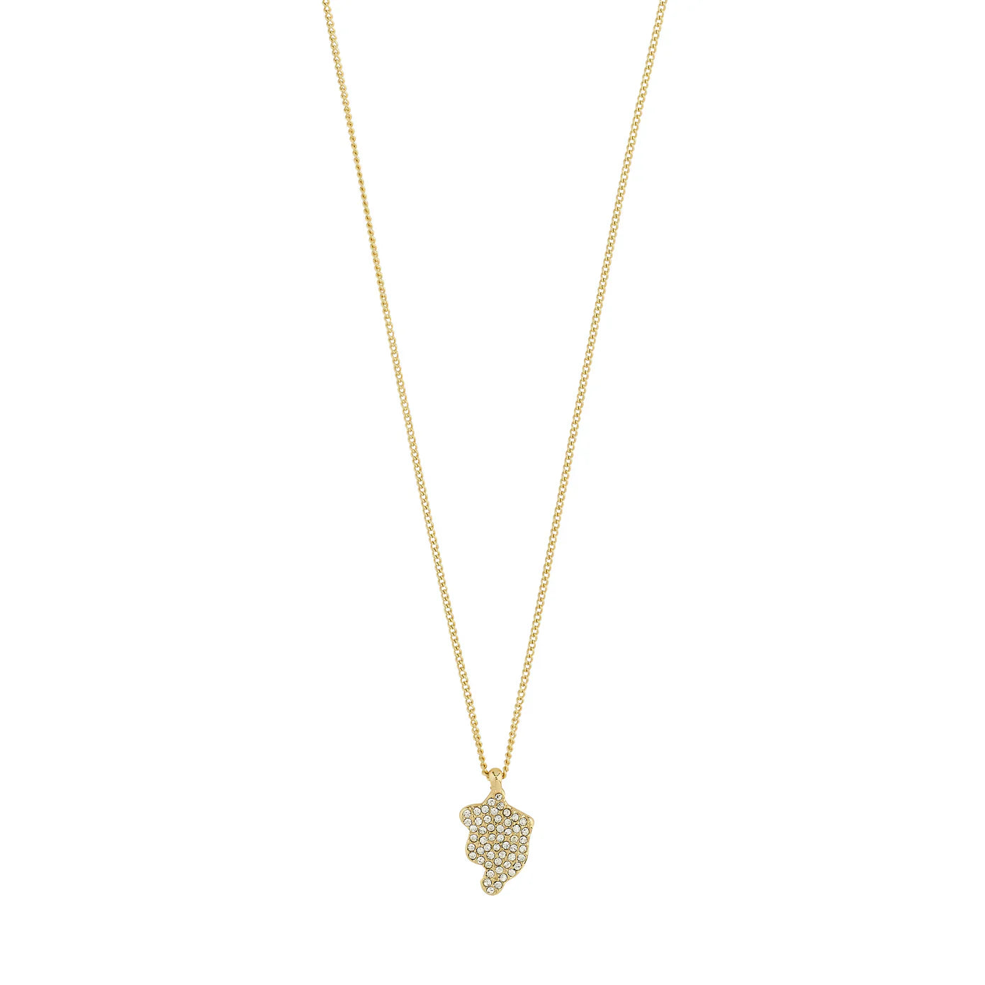 Connect Crystal Plated Necklace