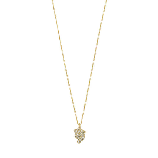 Connect Crystal Plated Necklace