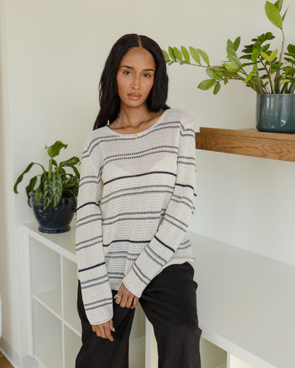 Coastal Stripe Pullover