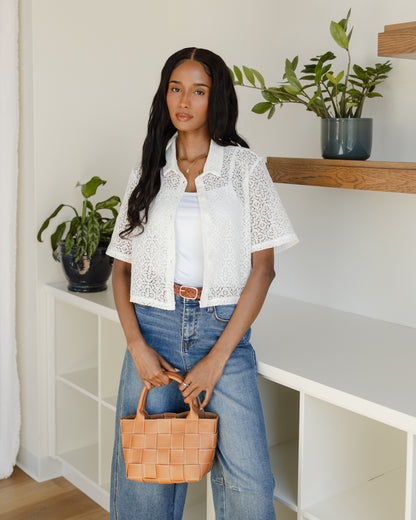 Lina Lace Button Shirt