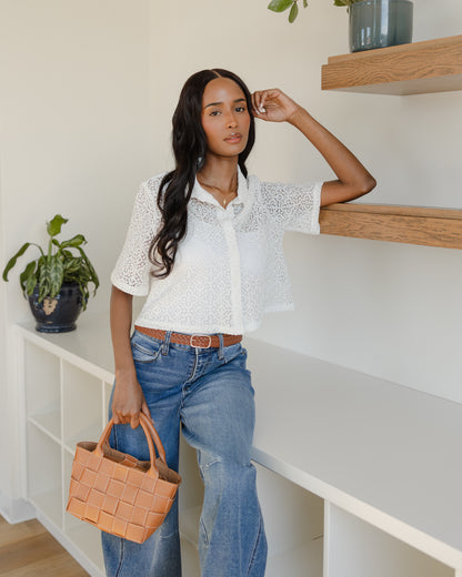 Lina Lace Button Shirt