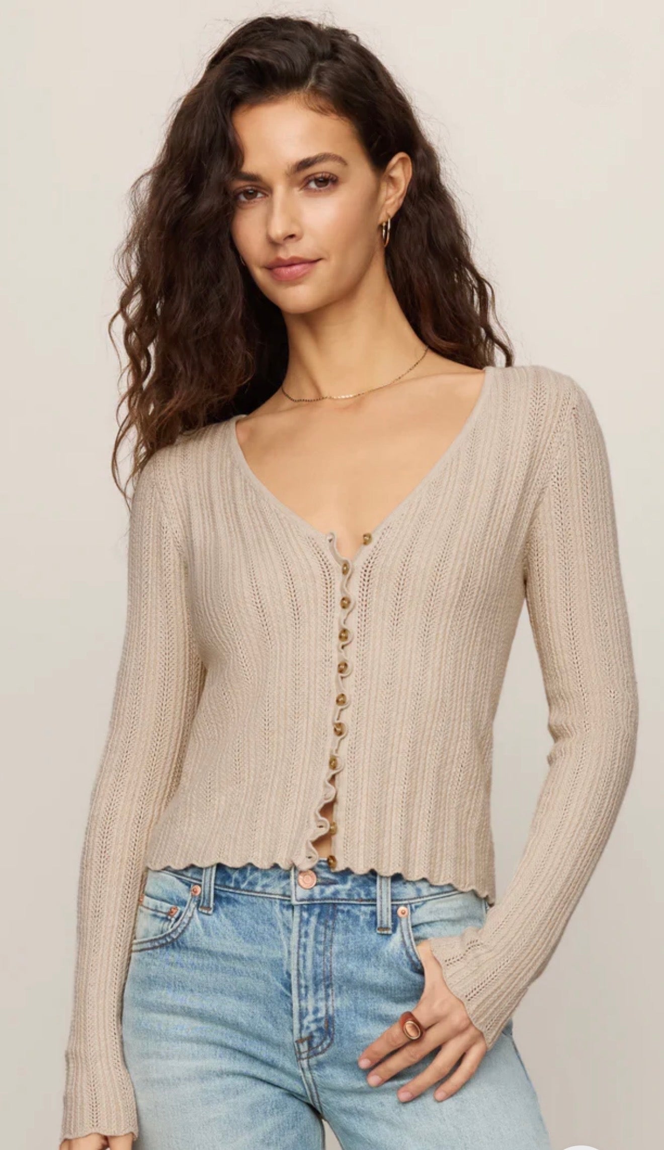 Landa Pointelle Top