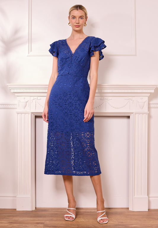 Nice Lace Midi Dress