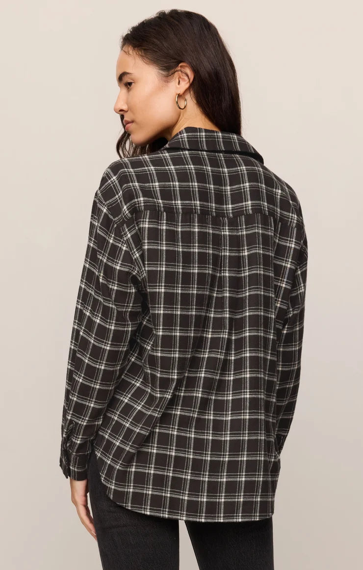 River Plaid Button Up Shirt