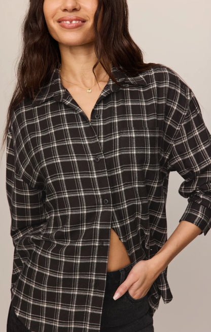 River Plaid Button Up Shirt