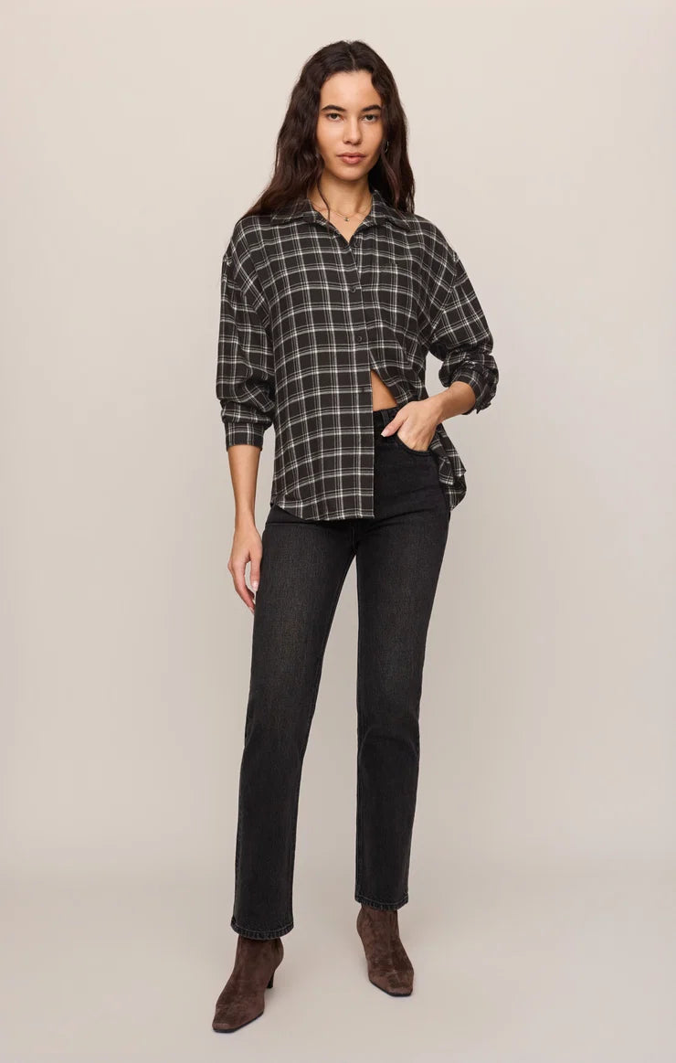 River Plaid Button Up Shirt