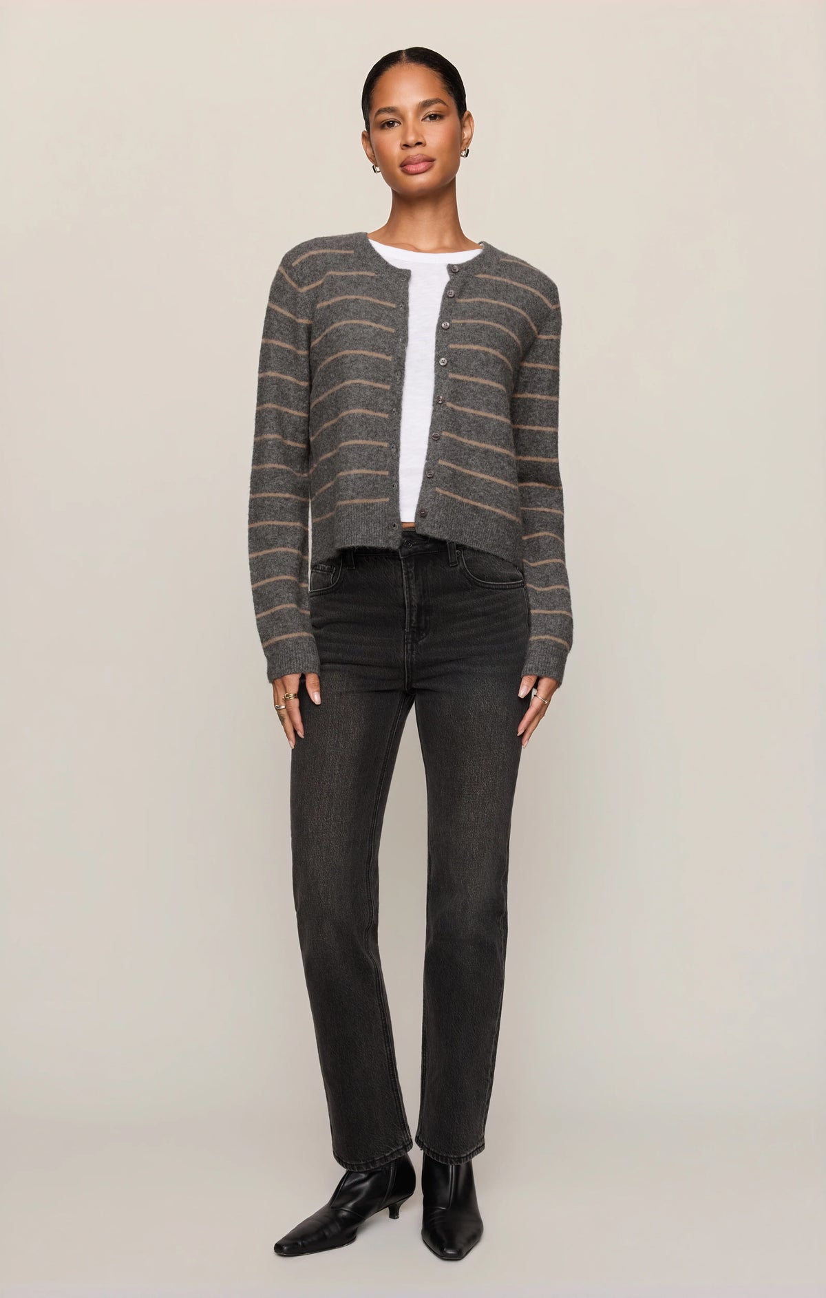 Medlina Stripe Cardigan