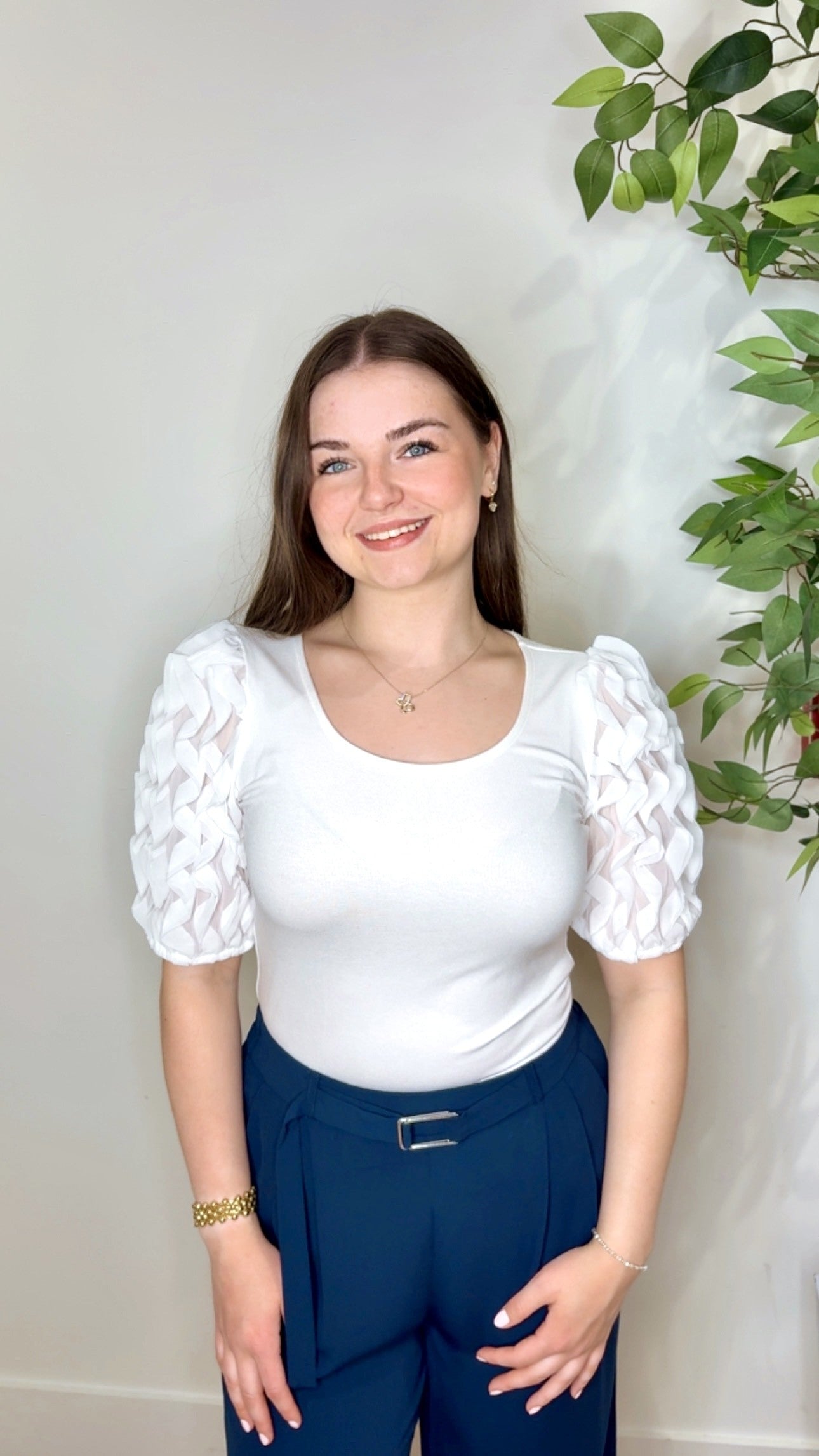 Lindsay Frill Top