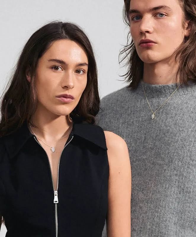 Connect Crystal Plated Necklace