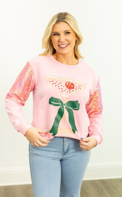 Christmas Cocktail Sweateshirt